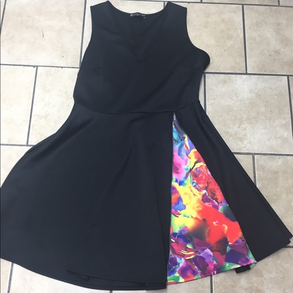 Fashion to Figure Dresses & Skirts - Fashion to figure black skater dress